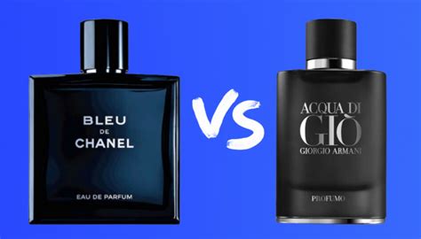 acqua di gio vs chanel bleu|Vibes.